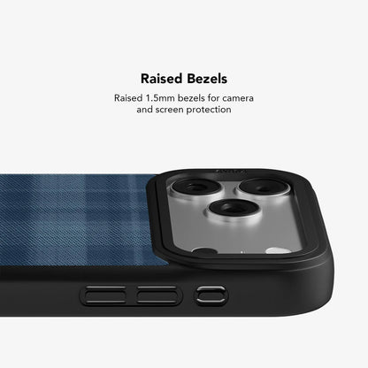 Denim | Blue Flannel Plaid iPhone Case