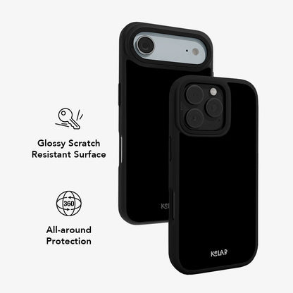 Solid Black | Minimalist Black iPhone Case