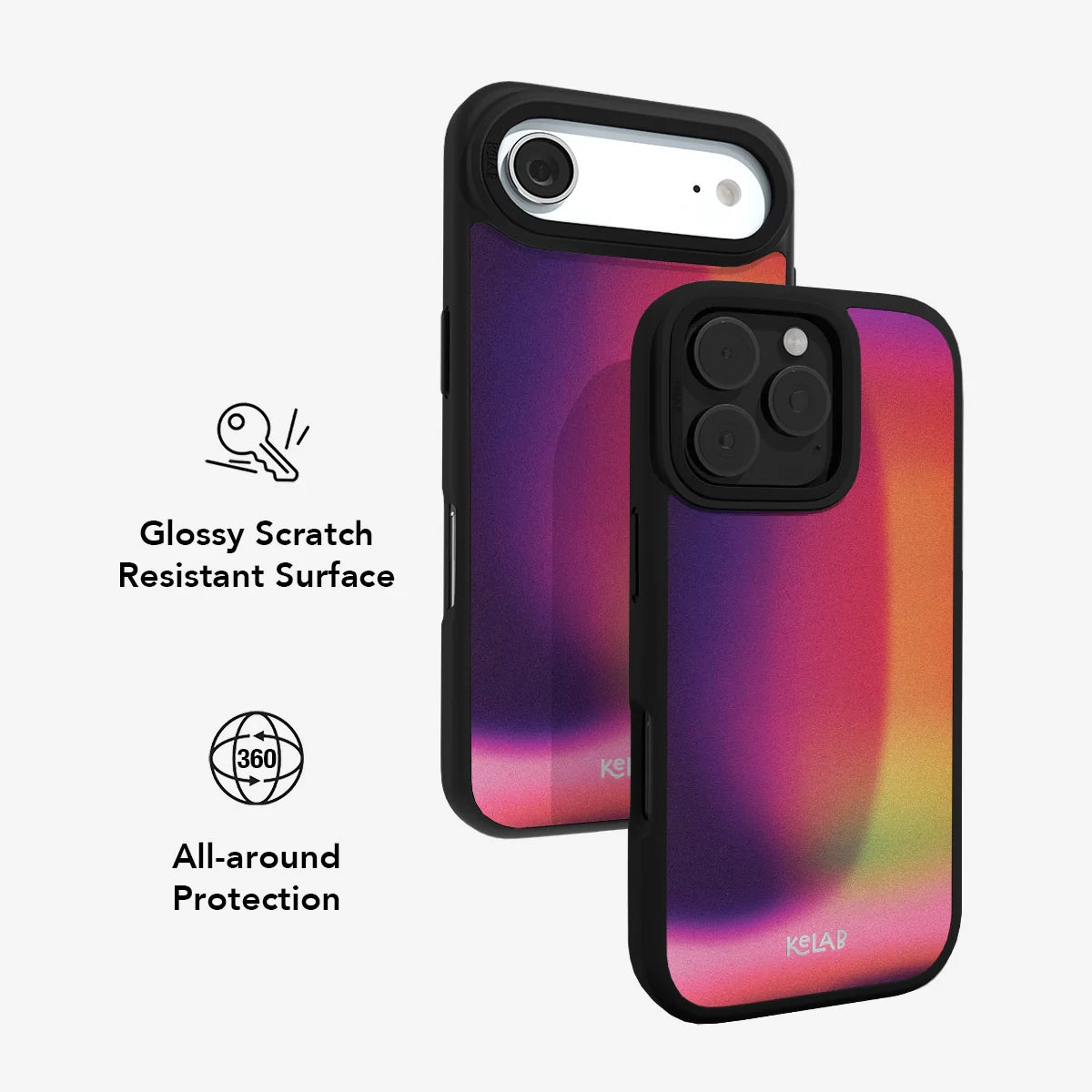 Lucid Ember | Purple Gradient Aura iPhone Case