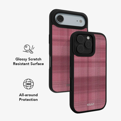 Rosé | Pink Flannel Plaid iPhone Case