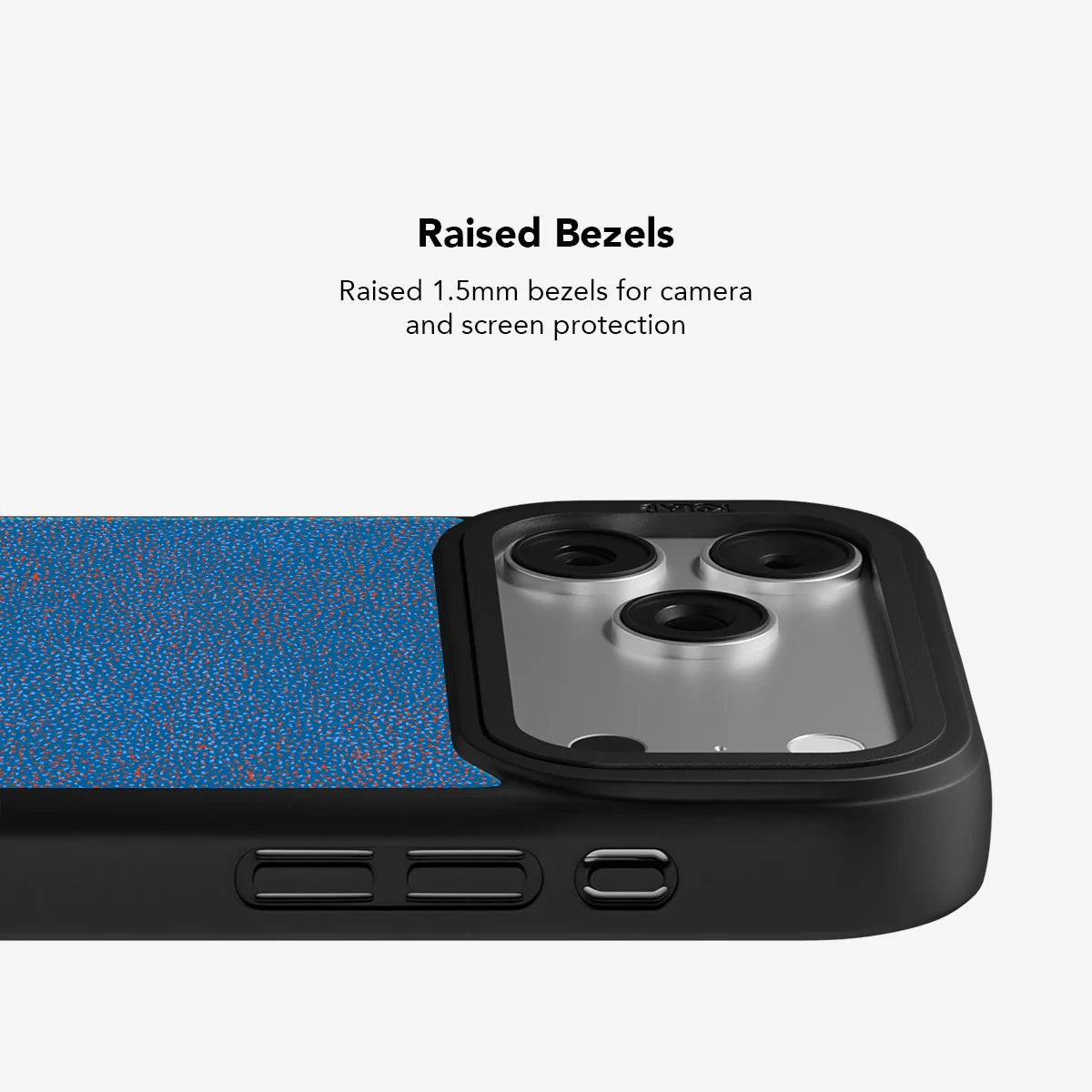 Digital Grain | Blue Micro Dotted iPhone Case