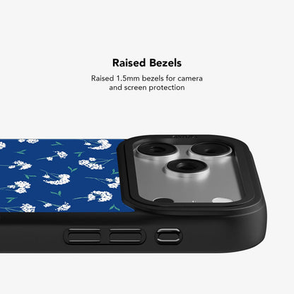 Cobalt Bloom | Blue Floral iPhone Case