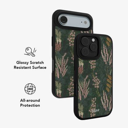 Heather & Hearth | Dark Academia Floral iPhone Case