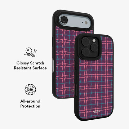 Orchid Tweed | Purple Plaid iPhone Case