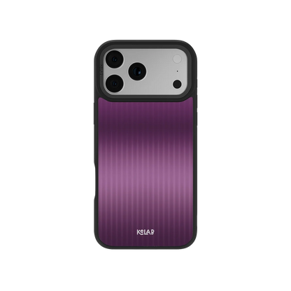 Violet Reverie | Purple Gradient Fluted Glass iPhone Case