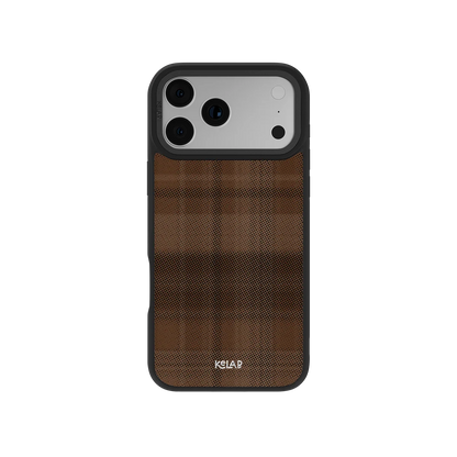 Chestnut | Brown Flannel Plaid iPhone Case