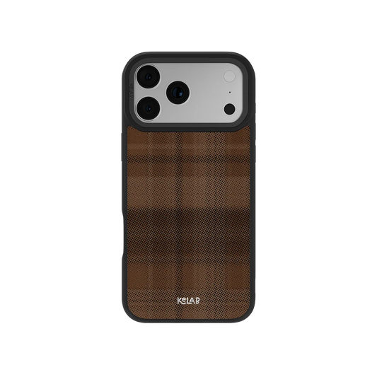 Chestnut | Brown Flannel Plaid iPhone Case