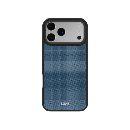 Denim | Blue Flannel Plaid iPhone Case
