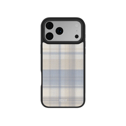 Oatmilk | Beige Flannel Plaid iPhone Case