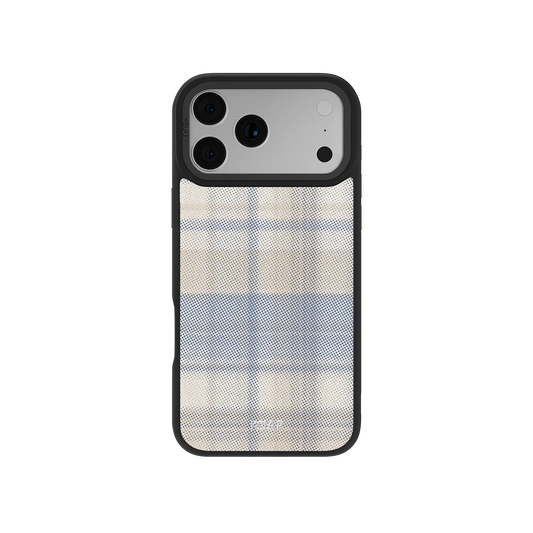 Oatmilk | Beige Flannel Plaid iPhone Case