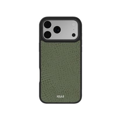 Sage Silk | Sage Green Pebbled Texture iPhone Case