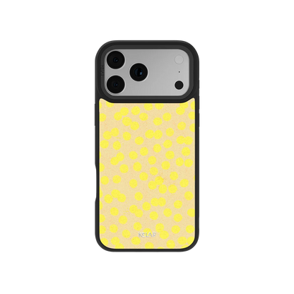 Lemon Drop | Yellow Dotted iPhone Case