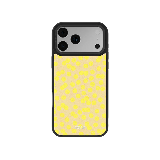 Lemon Drop | Yellow Dotted iPhone Case