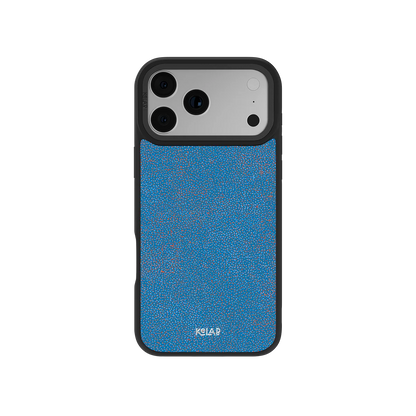 Digital Grain | Blue Micro Dotted iPhone Case