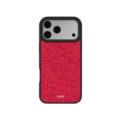 Velvet Vandal | Red Camo Pattern iPhone Case