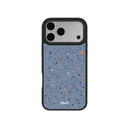 Seaside Drift | Blue Paint Splatter iPhone Case