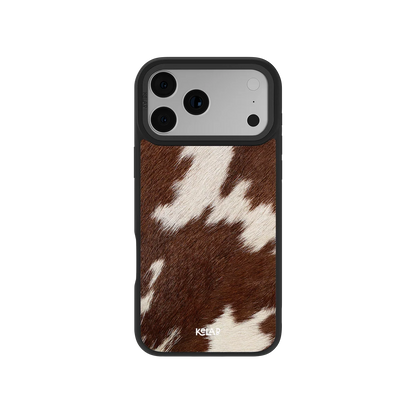 Rodeo Drive | Brown Cow Print iPhone Case