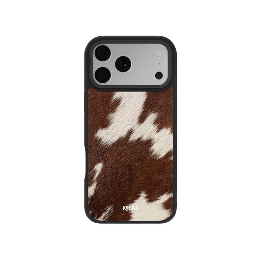 Rodeo Drive | Brown Cow Print iPhone Case
