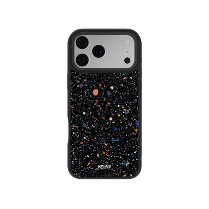 Obsidian Mist | Black Paint Splatter iPhone Case
