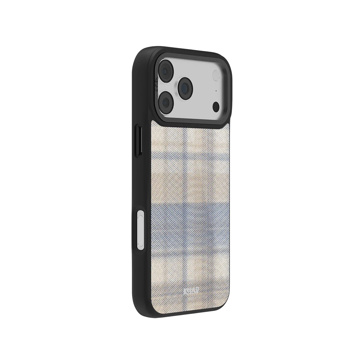 Oatmilk | Beige Flannel Plaid iPhone Case