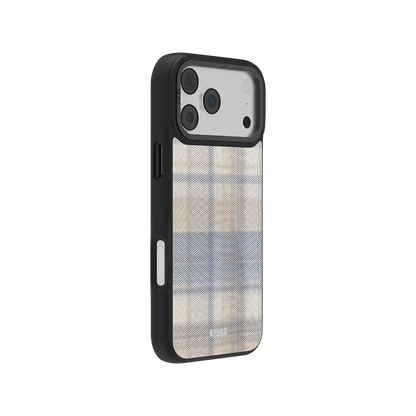 Oatmilk | Beige Flannel Plaid iPhone Case