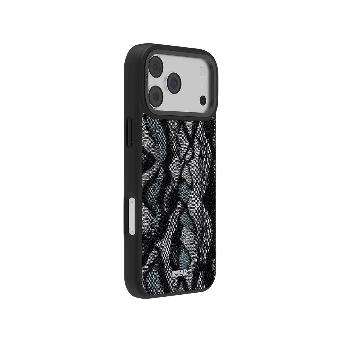 Viper Mesh | Teal Snakeskin Python Print iPhone Case