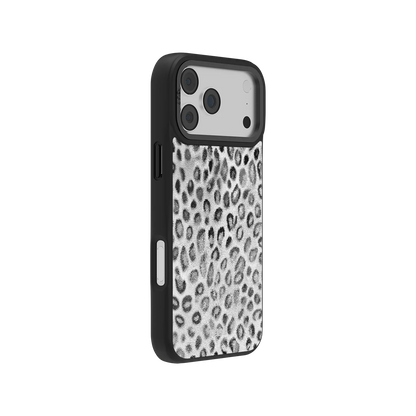 Platinum Predator | Silver Cheetah Print iPhone Case