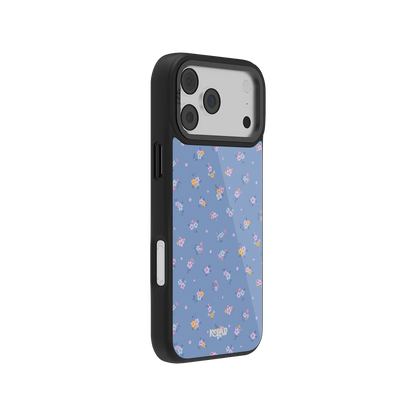 Tiny Meadow | Pastel Blue Floral iPhone Case