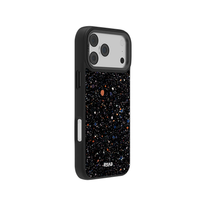 Obsidian Mist | Black Paint Splatter iPhone Case