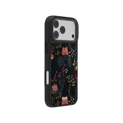 Starlit Botanica | Dark Academia Floral iPhone Case