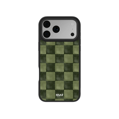 Juniper Grid | Green Checkered iPhone Case
