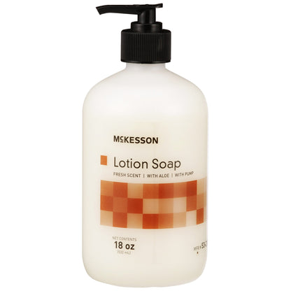 McKesson Lotion Soap, Fresh Scent, 18 oz. Pump Bottle 53-27857-18