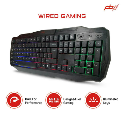 3-Pack: PBX Slayer Pro Gaming Accessories - Keyboard, Computer Mouse and Mousepad