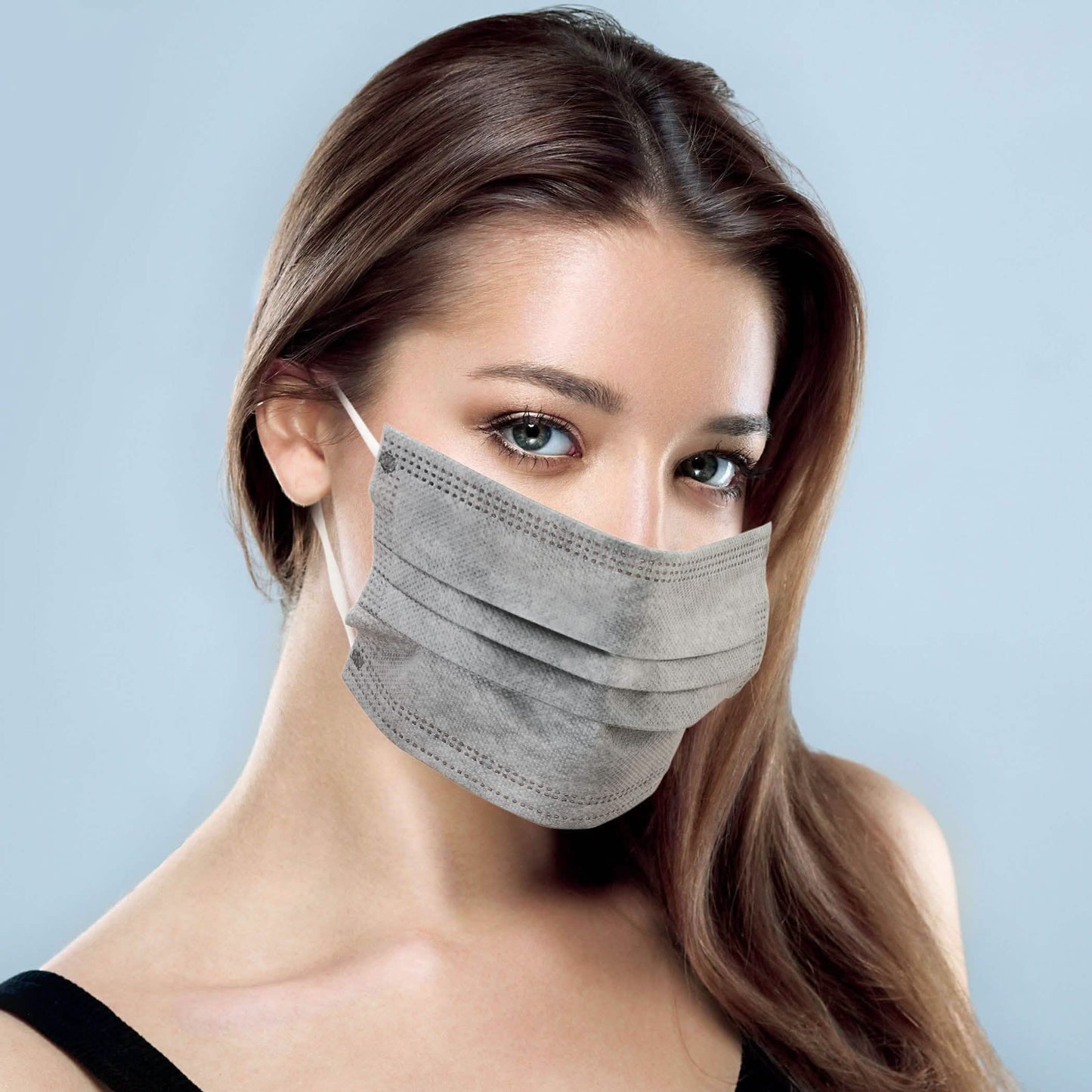 3-Ply Disposable Gray Face Mask