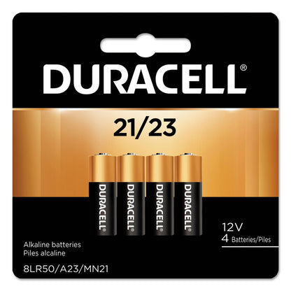 Duracell Specialty Alkaline Batteries, 21/23, 12 V, 4/Pack