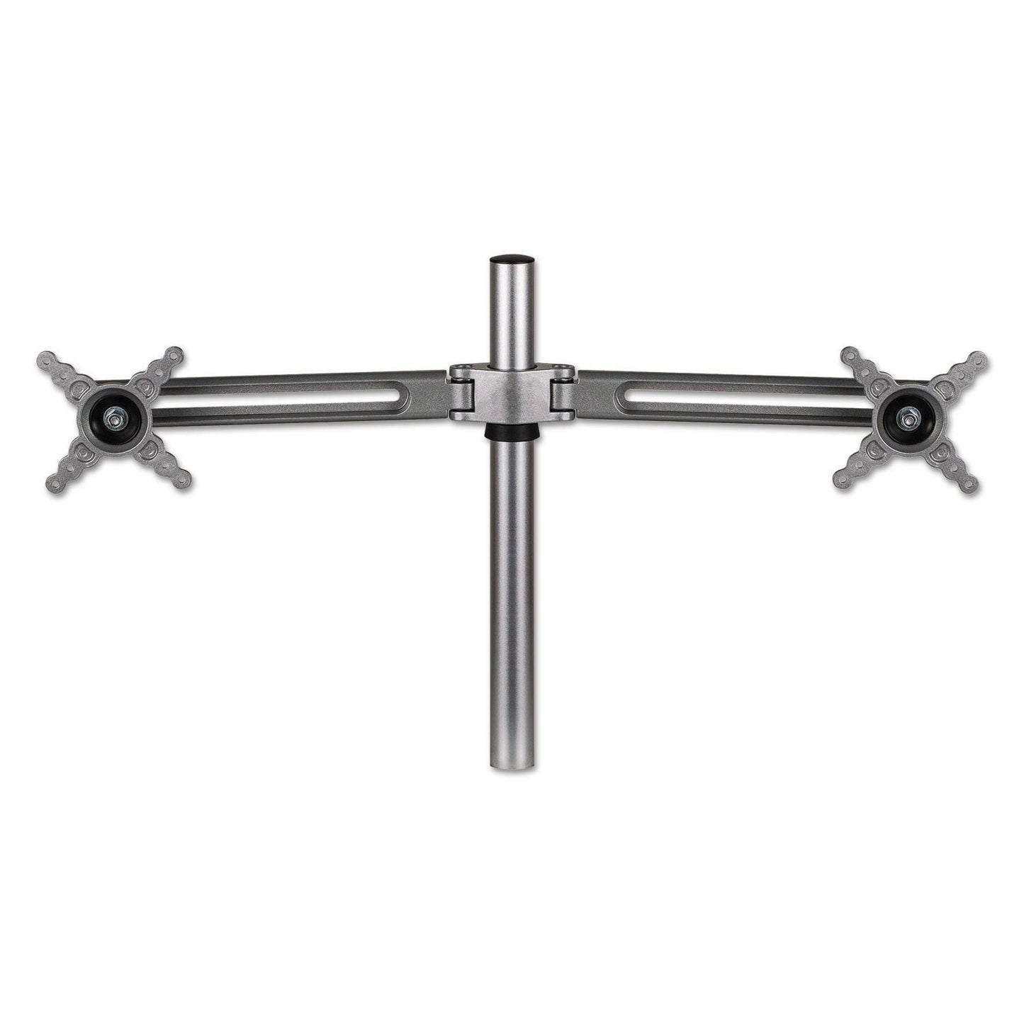 Fellowes Lotus Dual Monitor Arm Kit, For 26" Monitors, Silver, Supports 13 lb