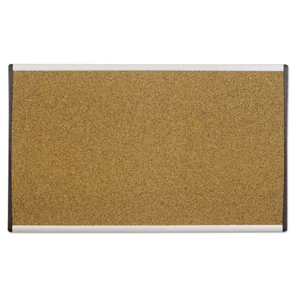 Quartet ARC Frame Cork Cubicle Board, 14 x 24, Tan, Aluminum Frame