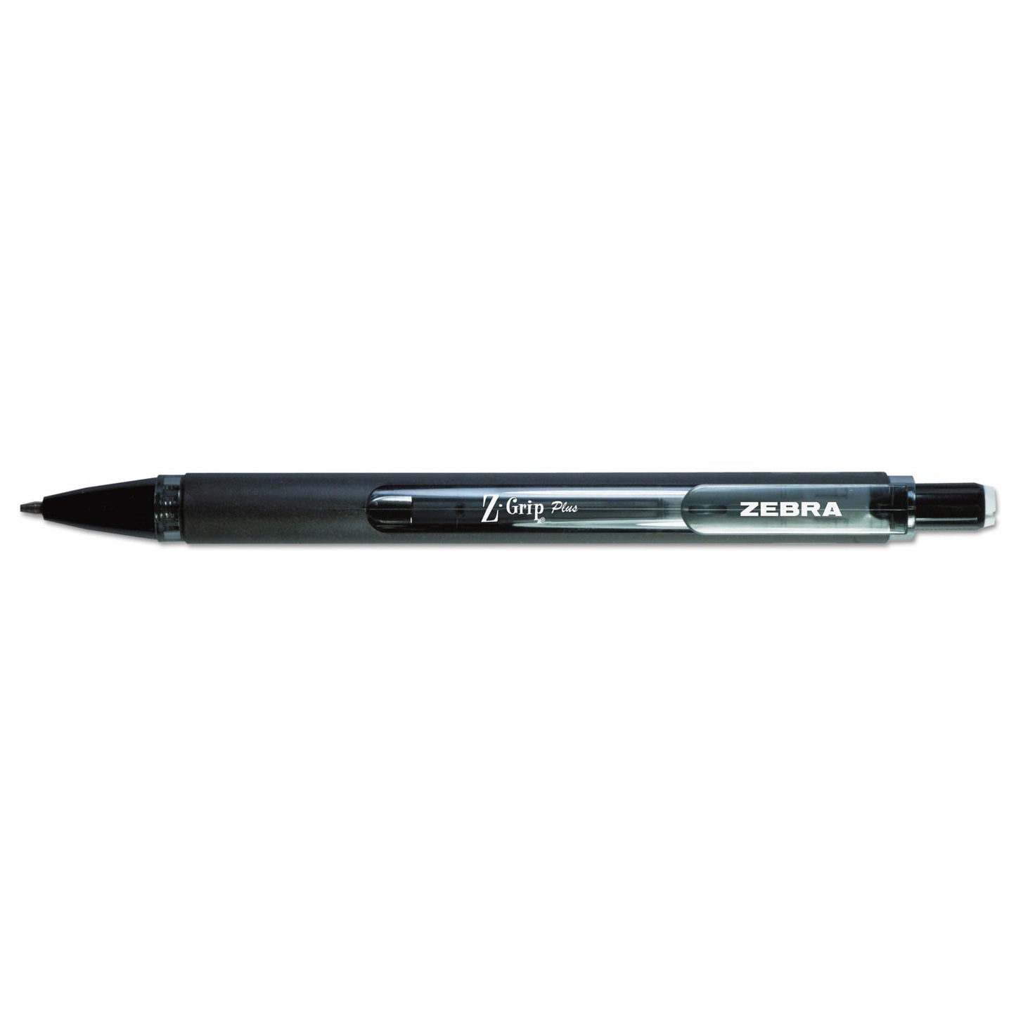 Zebra Z-Grip Plus Mechanical Pencil, 0.7 mm, HB (#2.5), Black Lead, Assorted Barrel Colors, Dozen