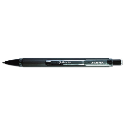 Zebra Z-Grip Plus Mechanical Pencil, 0.7 mm, HB (#2.5), Black Lead, Assorted Barrel Colors, Dozen