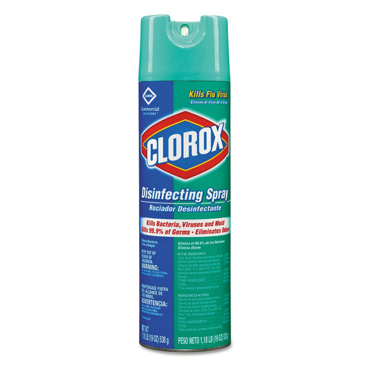 Clorox Disinfecting Spray, Fresh, 19 oz Aerosol Spray