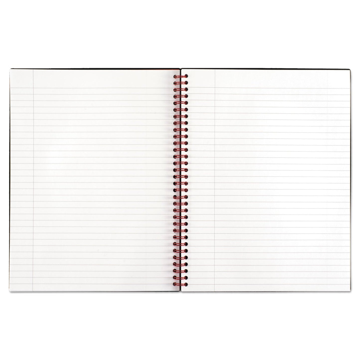 Black n' Red Flexible Cover Twinwire Notebook, SCRIBZEE Compatible, 1 Subject, Wide/Legal Rule, Black Cover, 11 x 8.5, 70 Sheets