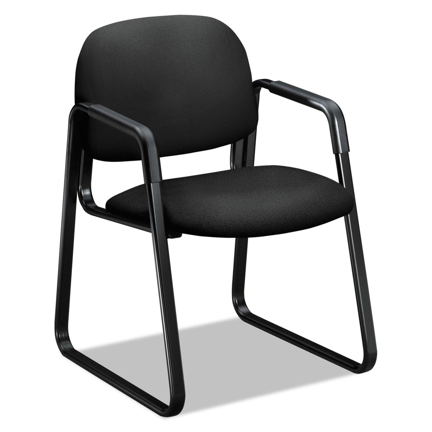 HON Solutions Seating 4000 Series Sled Base Guest Chair, 23.5" x 26" x 33", Black