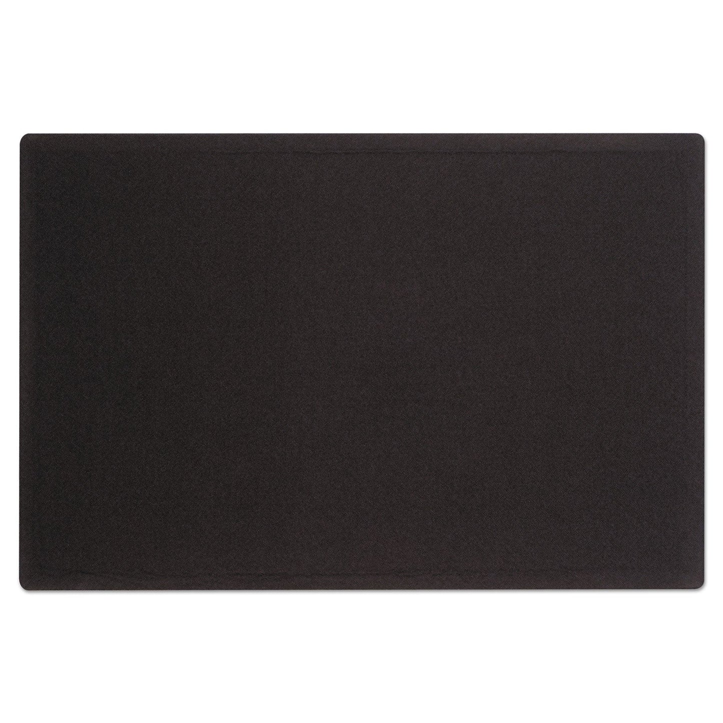 Quartet Oval Office Fabric Bulletin Board, 36 x 24, Black
