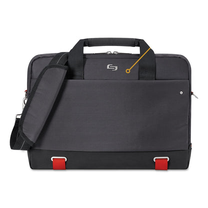Solo Envoy Brief, Fits Devices Up to 15.6", Polyester, 18 x 2.5 x 13, Black