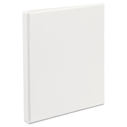 Avery Heavy-Duty Non Stick View Binder with DuraHinge and Slant Rings, 3 Rings, 0.5" Capacity, 11 x 8.5, White, (5234)