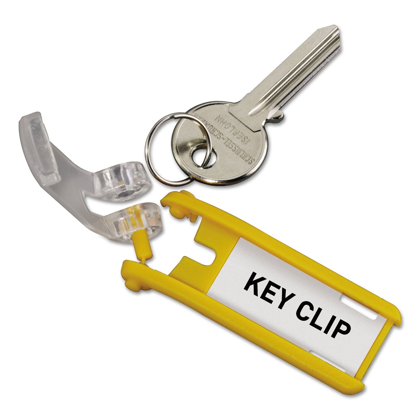 Durable Key Rack, 24-Tag Capacity, Plastic, Gray, 8.38 x 1.38 x 14.13