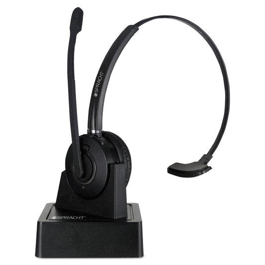Spracht ZuM Maestro USB Softphone Headset, Monaural, Over-the-Head, Black