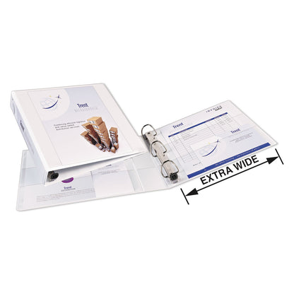 Avery Heavy-Duty View Binder with DuraHinge, One Touch EZD Rings/Extra-Wide Cover, 3 Ring, 1.5" Capacity, 11 x 8.5, White, (1319)