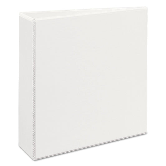 Avery Heavy-Duty View Binder with DuraHinge, One Touch EZD Rings and Extra-Wide Cover, 3 Ring, 3" Capacity, 11 x 8.5, White, (1321)