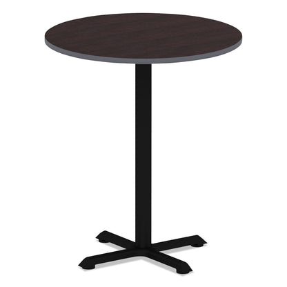 Alera Reversible Laminate Table Top, Round, 35.5" Diameter, Espresso/Walnut